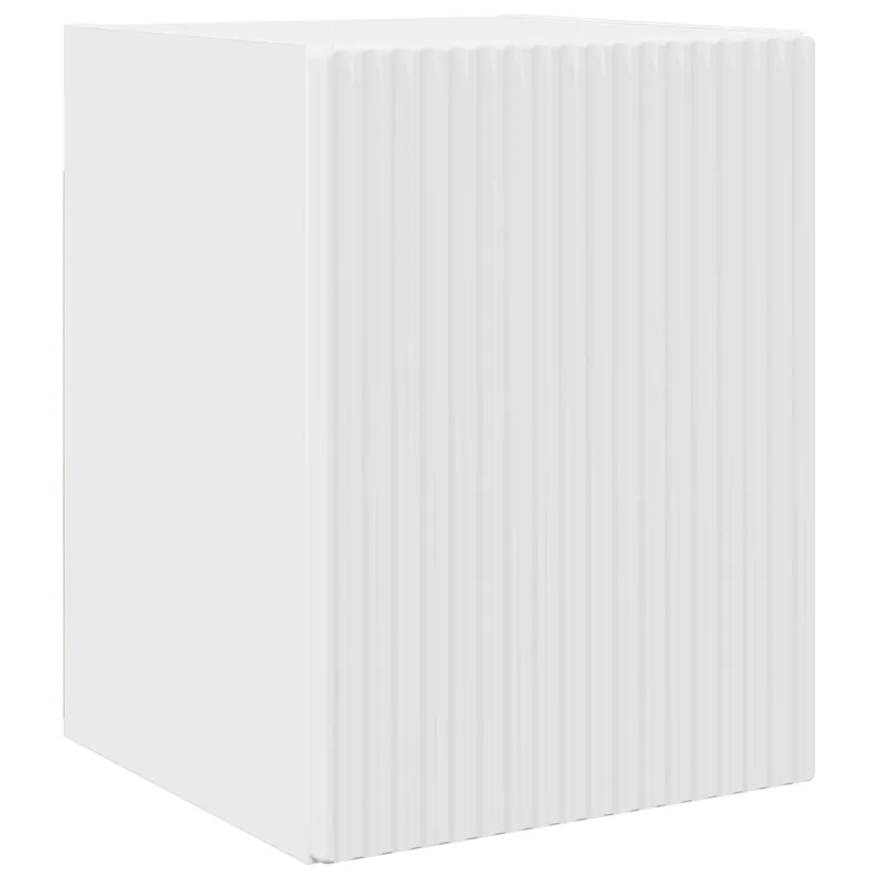 TV spintelių komplektas 4 pcs Aukštai blizganti balta