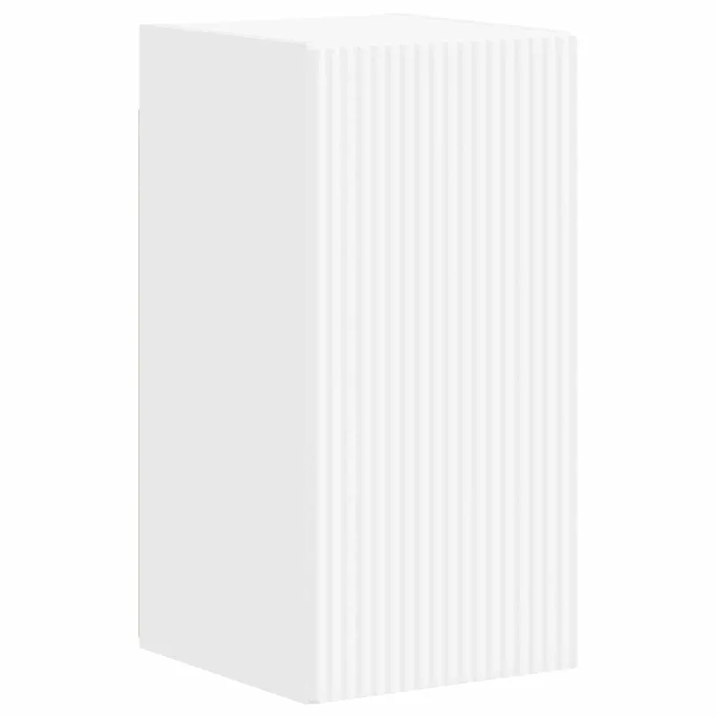 TV spintelių komplektas 4 pcs Balta Apdirbta mediena