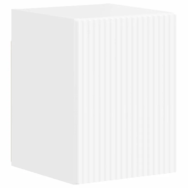 TV spintelių komplektas 4 pcs Aukštai blizganti balta