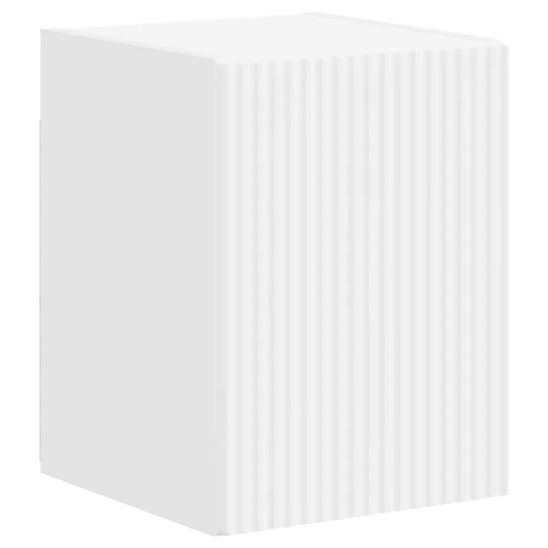 TV spintelių komplektas 4 pcs Balta Apdirbta mediena