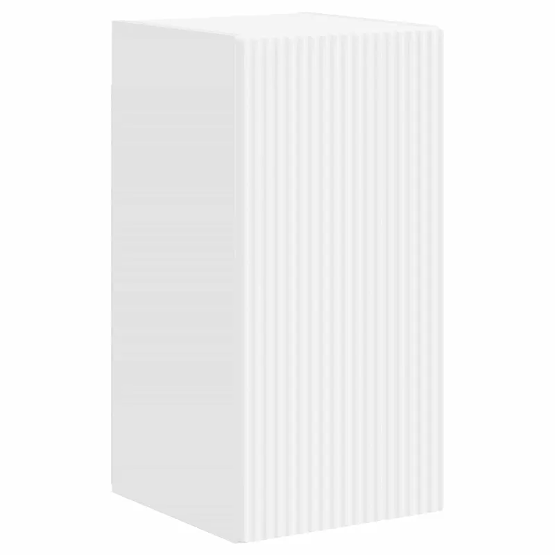 TV spintelių komplektas 5 pcs Aukštai blizganti balta