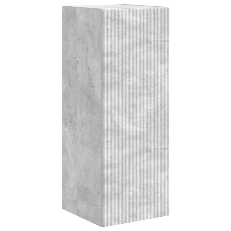 TV spintelių komplektas 4 pcs Betono pilka Apdirbta mediena