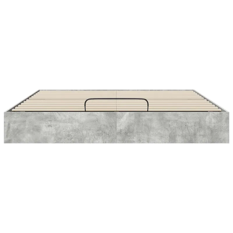 Otomano lovos rėmas Betoninė 203 x 180 x 25 cm Dirbtinė mediena
