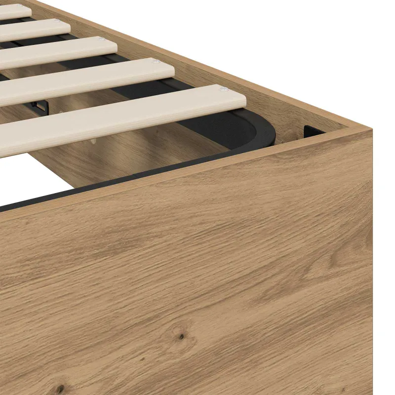 Otomano lovos rėmas Meistrų ąžuolas 203 x 180 x 25 cm
