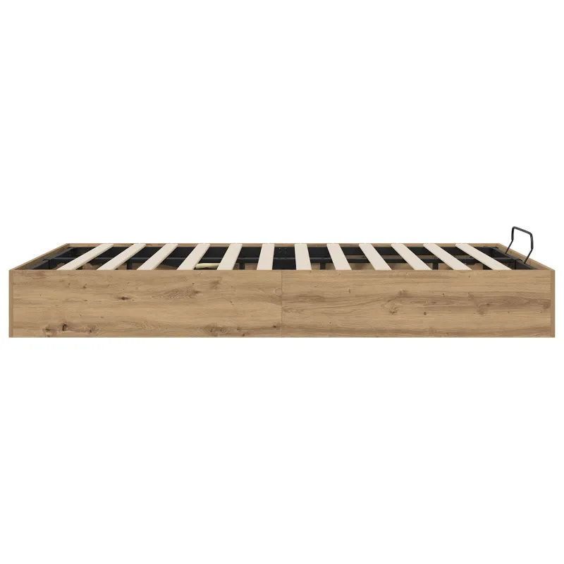 Otomano lovos rėmas su saugykla Amatinė Ąžuolas 150 x 200 cm