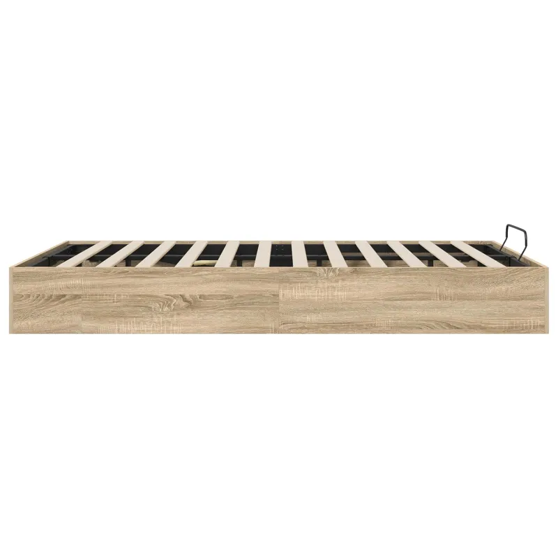 Otomano lovos rėmas Sonoma ąžuolas 203 x 140 x 25 cm