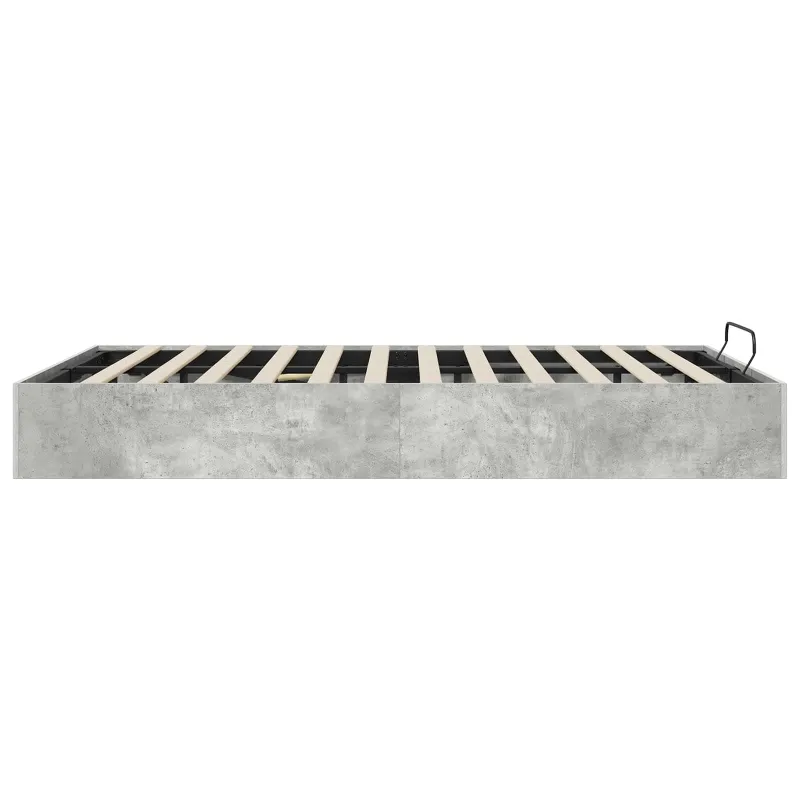 Otomano lovos rėmas Betono Pilka 120 x 200 cm Dirbtinė mediena