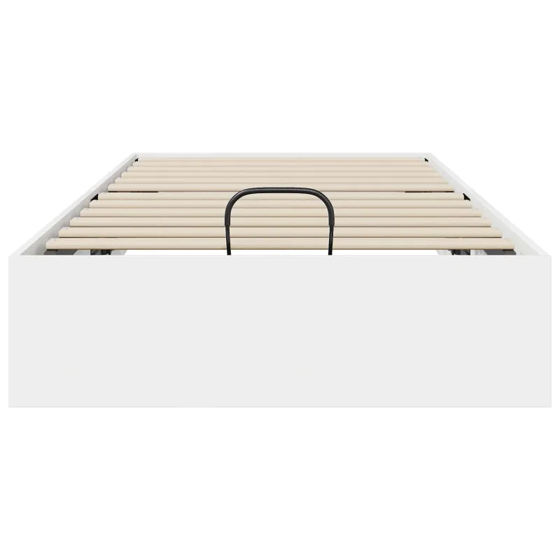 Otomano lovos rėmas Baltas 203 x 100 x 25 cm Dirbtinė mediena