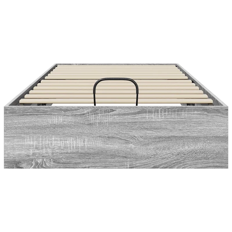 Otomano lovos rėmas su saugykla Pilka Sonoma 203 x 90 x 25 cm