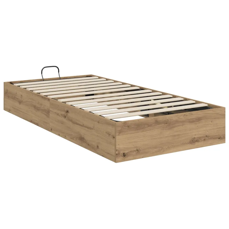 Otomano lovos rėmas su saugykla Amatinė Ąžuolas 80,5 x 200 cm
