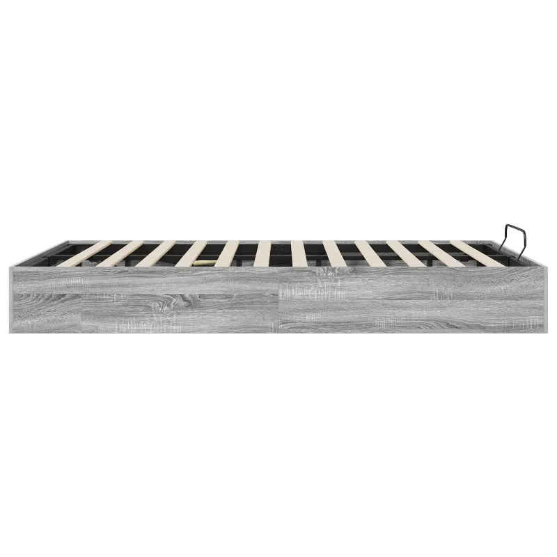 Otomano lovos rėmas su saugykla Pilka Sonoma 193 x 140 x 25 cm