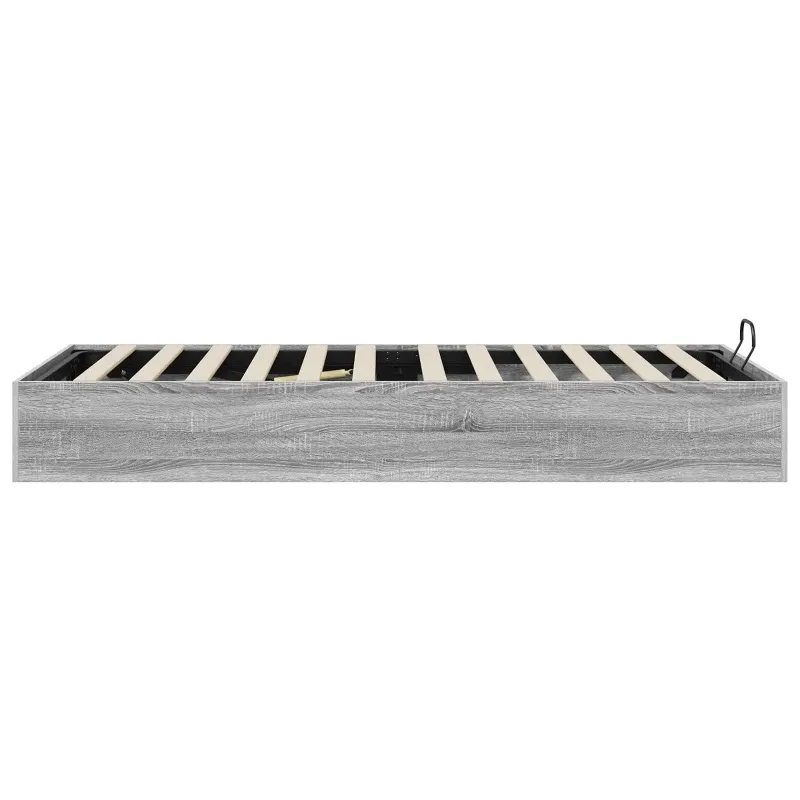 Otomano lovos rėmas su saugykla Pilka Sonoma 193 x 90 x 25 cm