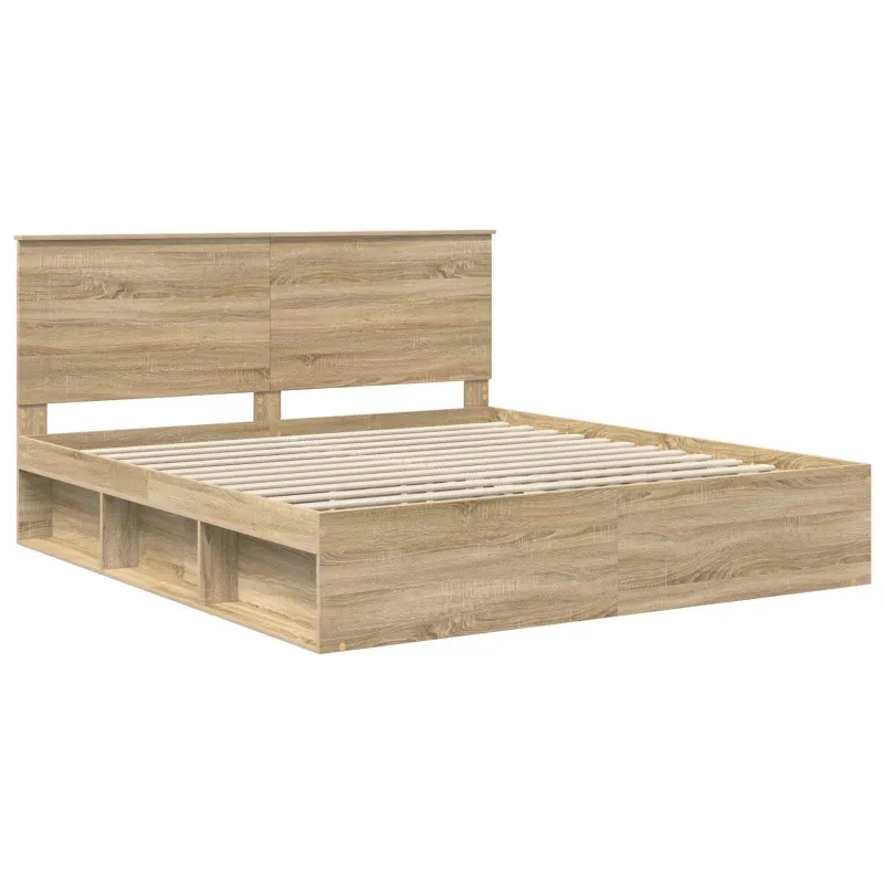 Lovos rėmas Sonoma 200 x 200 cm Kietos pušies mediena