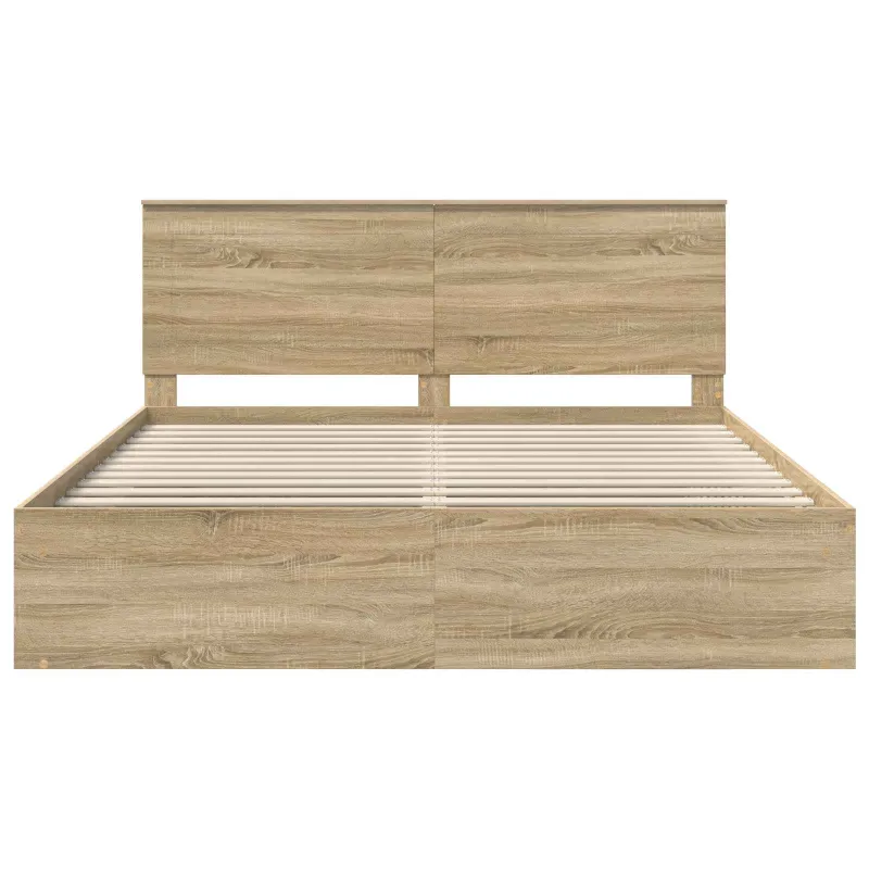 Lovos rėmas Sonoma 200 x 200 cm Kietos pušies mediena