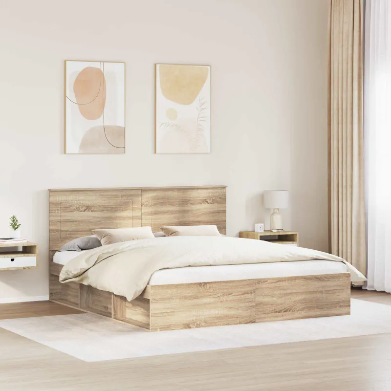 Lovos rėmas Sonoma 180 x 200 cm Kietos pušies mediena