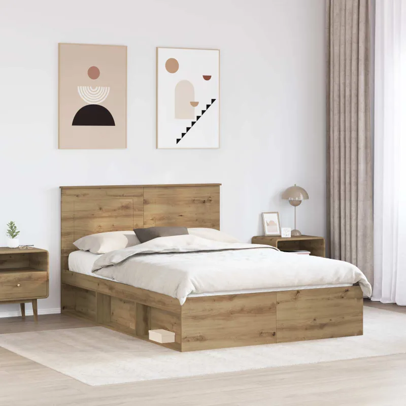 Lovos rėmas Meistrų ąžuolas 150 x 200 cm Kietos pušies mediena