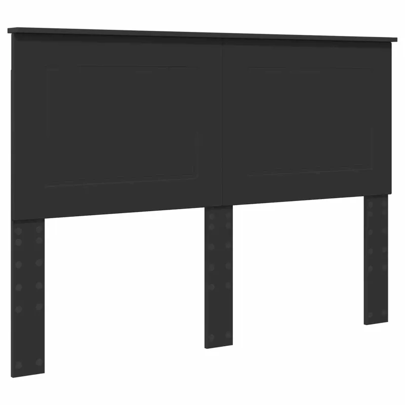Lovos rėmas Juoda 140 x 200 cm Kietos pušies mediena