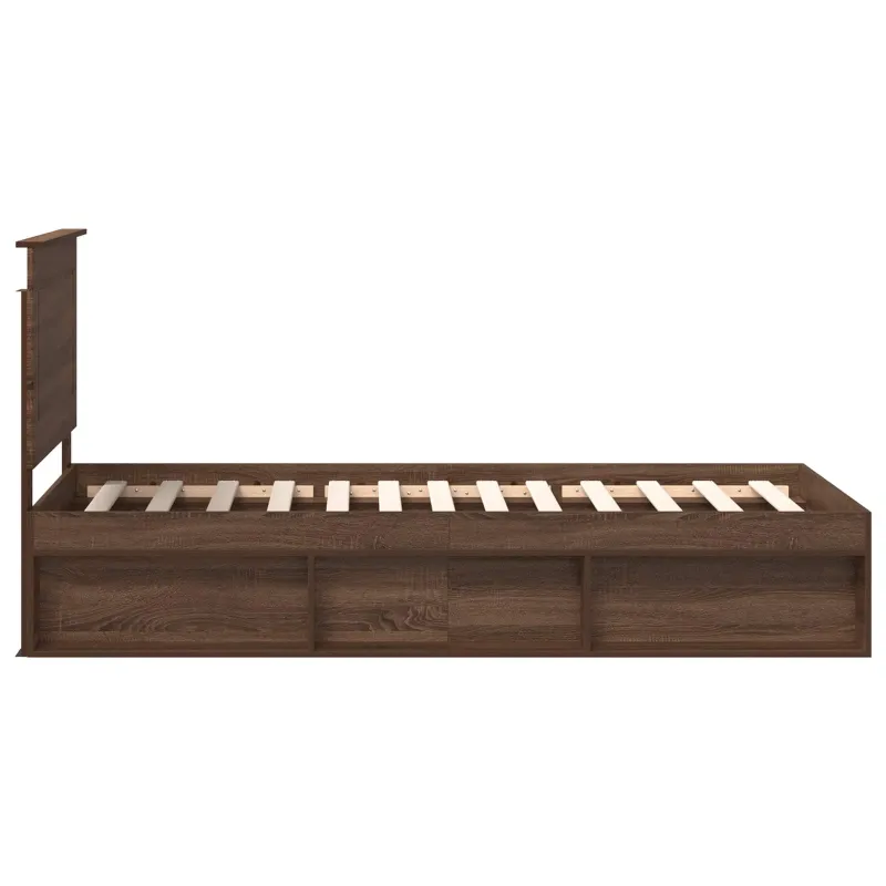 Lovos rėmas Rudas ąžuolas 100 x 200 cm Kietos pušies mediena
