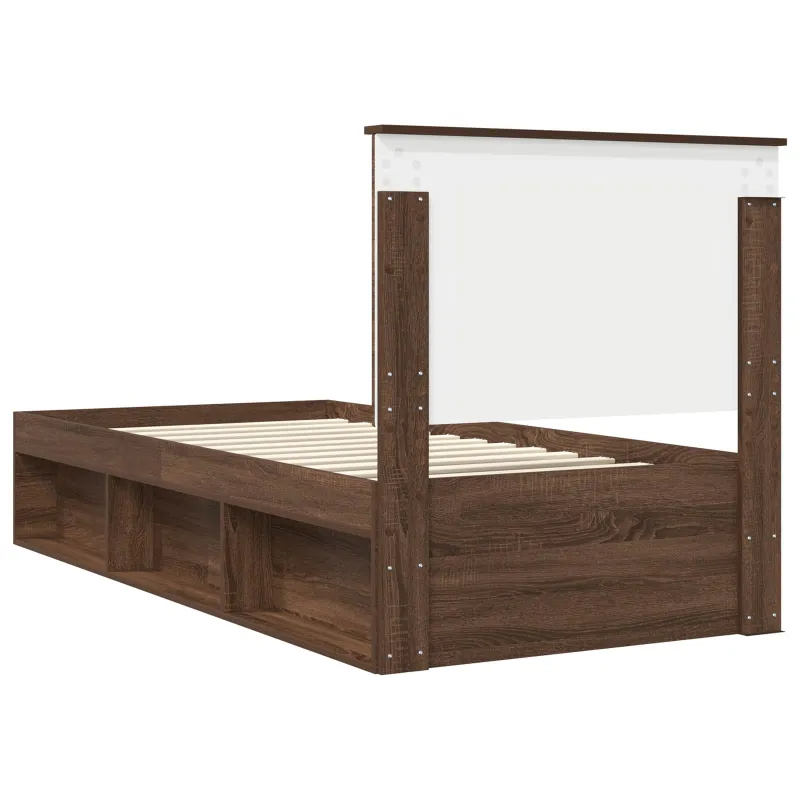 Lovos rėmas Rudas ąžuolas 100 x 200 cm Kietos pušies mediena