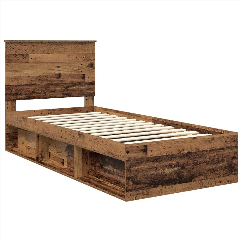 Lovos rėmas Senas medis 100 x 200 cm Kietos pušies mediena