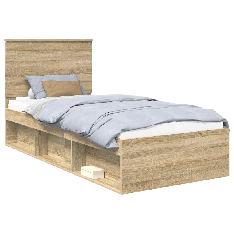 Lovos rėmas Sonoma 90 x 190 cm Kietos pušies mediena