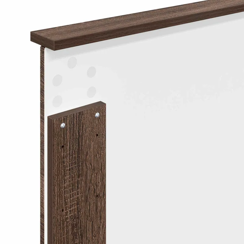 Lovos rėmas Rudas ąžuolas 75 x 190 cm Kietos pušies mediena