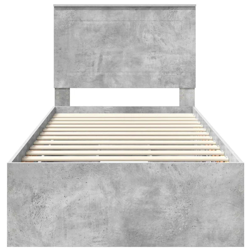 Lovos rėmas Betono pilka 75 x 190 cm Inžinerinė mediena
