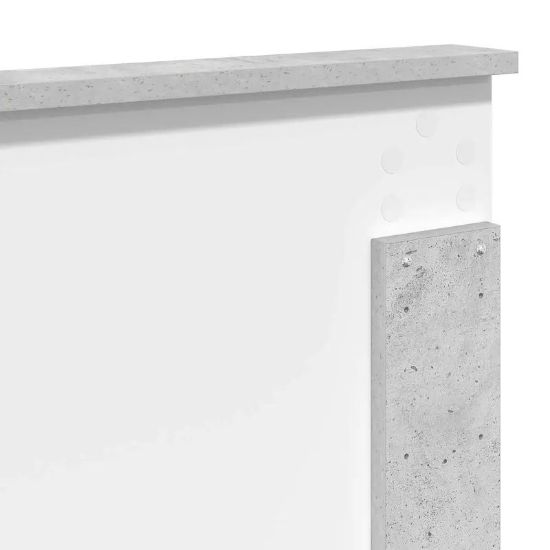 Lovos rėmas Betono pilka 200 x 200 cm Apdirbta mediena