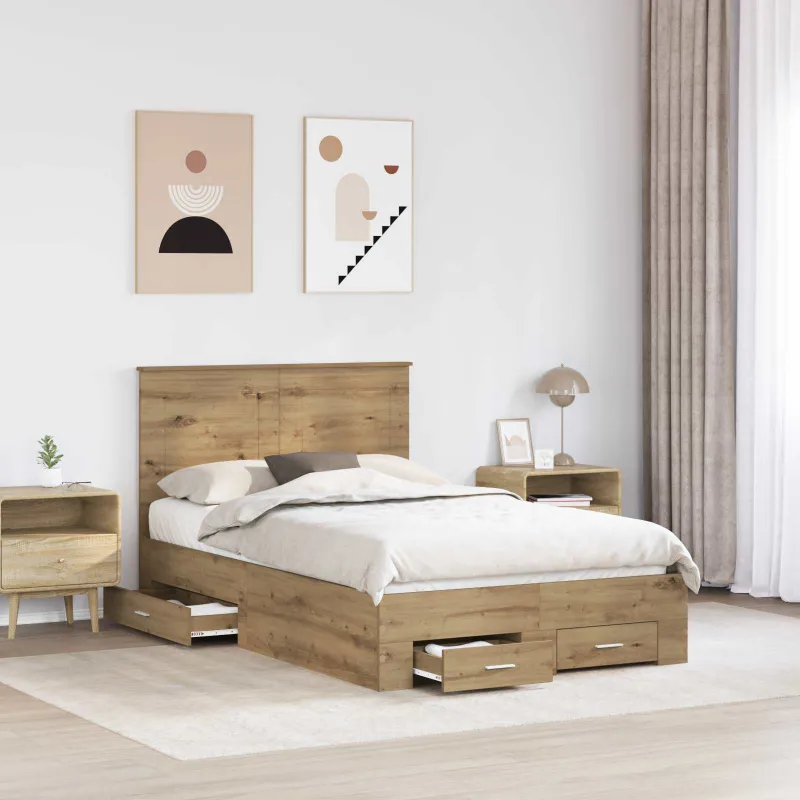 Lovos rėmas Amatininkų ąžuolas 120 x 190 cm Apdirbta mediena