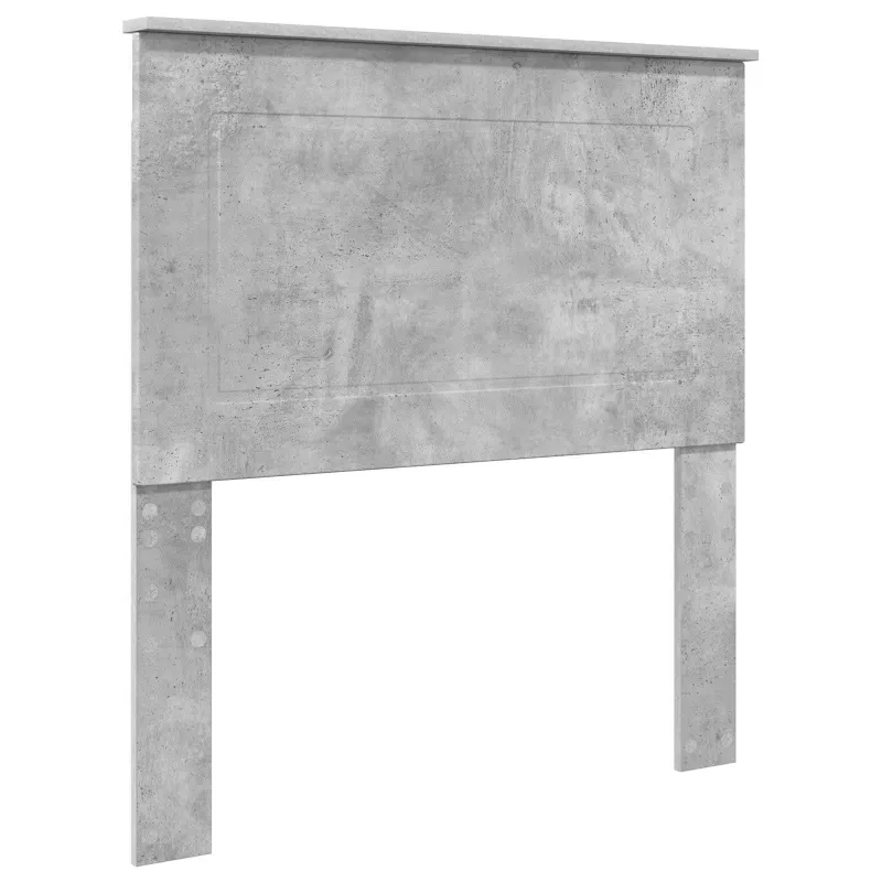 Lovos rėmas su galvūgalio Betono pilko ir sidabro 75 x 190 cm