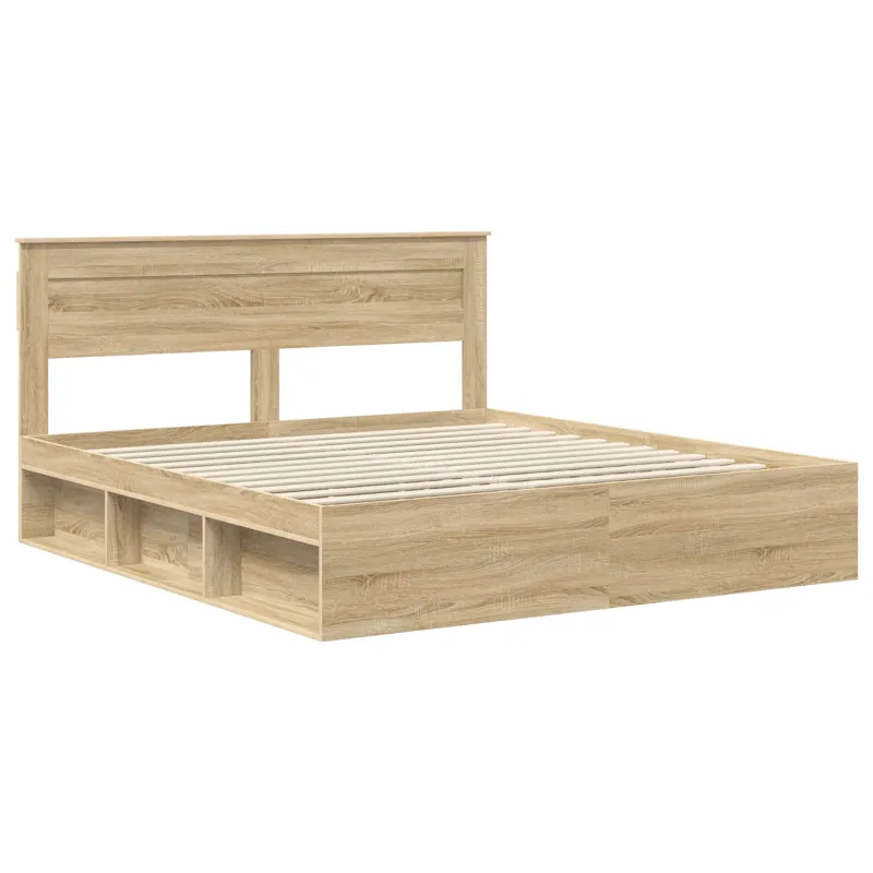 Lovos rėmas Sonoma 200 x 200 cm Kietos pušies mediena