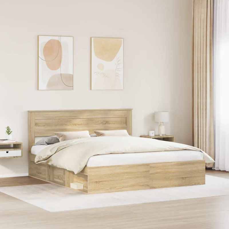Lovos rėmas Sonoma 180 x 200 cm Kietos pušies mediena