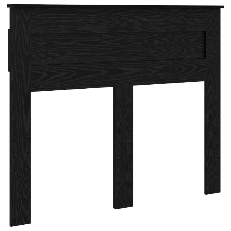 Lovos rėmas Juoda 135 x 190 cm Kietos pušies mediena