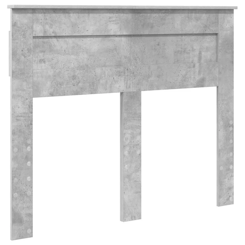 Lovos rėmas Betono pilka 135 x 190 cm Kietos pušies mediena