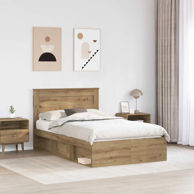 Lovos rėmas Meistrų ąžuolas 120 x 190 cm Kietos pušies mediena