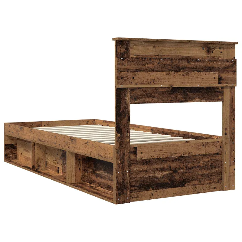 Lovos rėmas Senas medis 75 x 190 cm Kietos pušies mediena