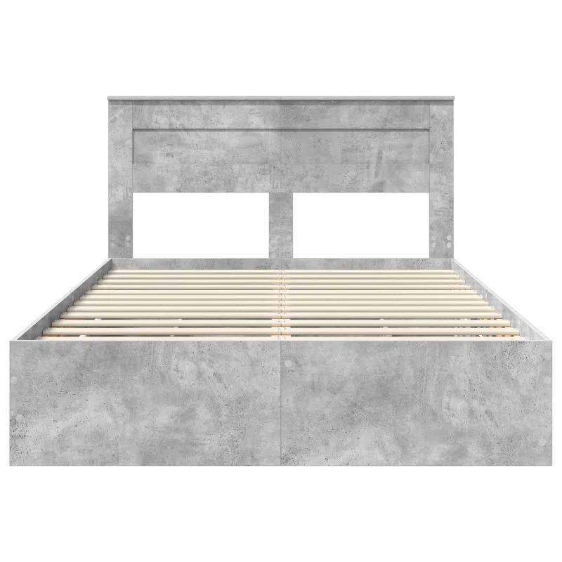 Lovos rėmas Betono pilka 150 x 200 cm Inžinerinė mediena
