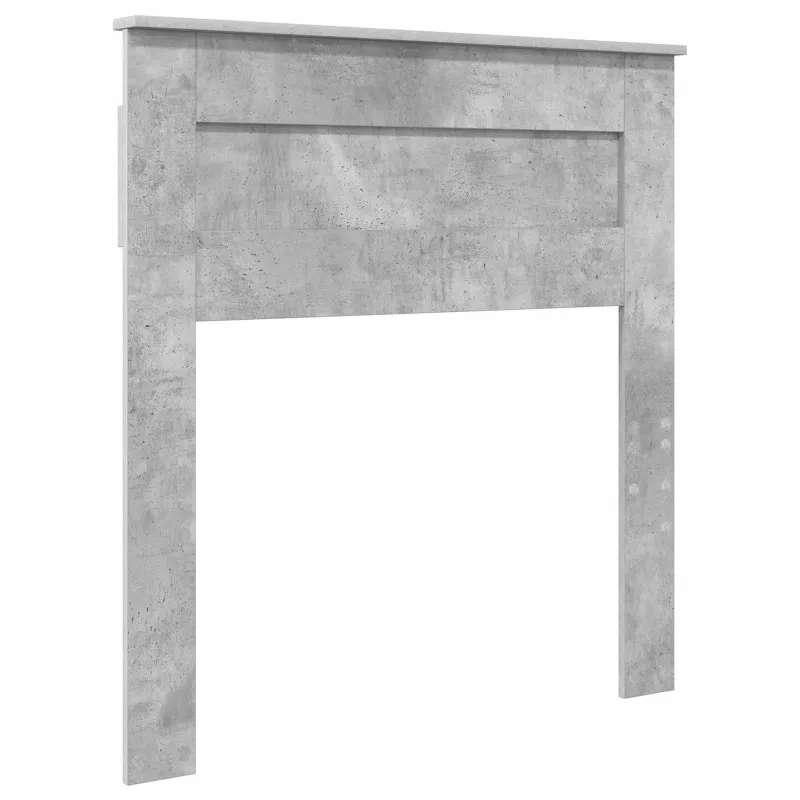 Saugos lova Betono pilka 75 x 190 cm Apdirbta mediena