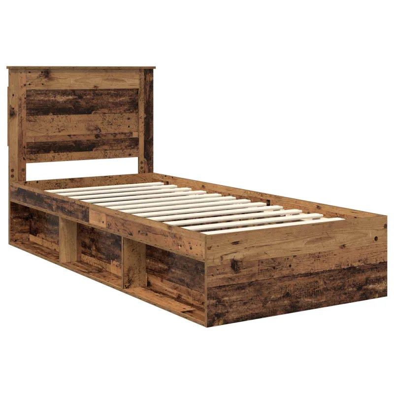 Lovos rėmas Senas medis 90 x 200 cm Kietos pušies mediena