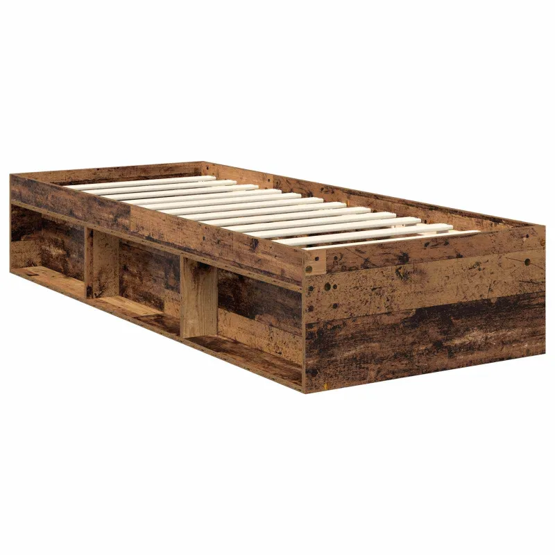 Lovos rėmas Senas medis 75 x 190 cm Kietos pušies mediena