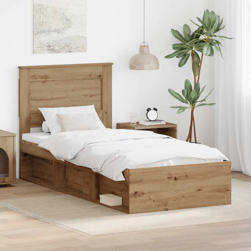 Lovos rėmas Meistrų ąžuolas 75 x 190 cm Kietos pušies mediena