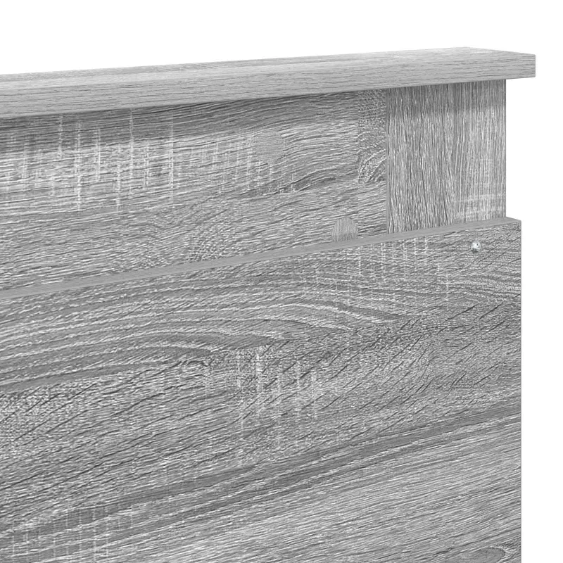 Lovos rėmas Pilkas Sonoma 200 x 200 cm Inžinerinė mediena