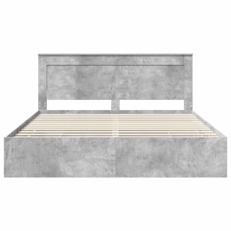 Lovos rėmas Betono pilka 180 x 200 cm Inžinerinė mediena