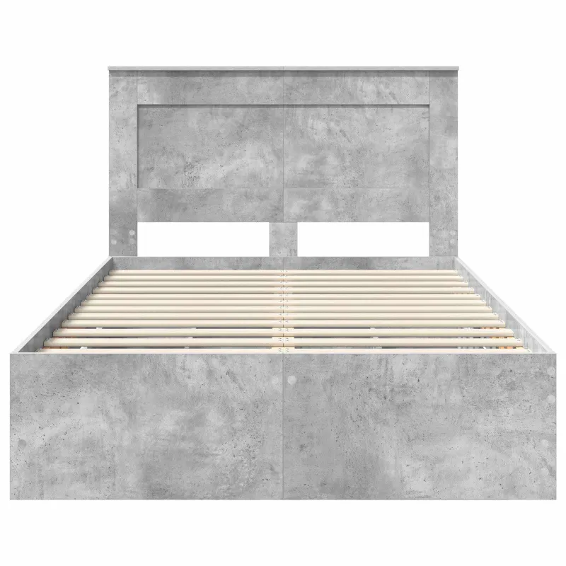 Lovos rėmas Betono pilka 135 x 190 cm Inžinerinė mediena