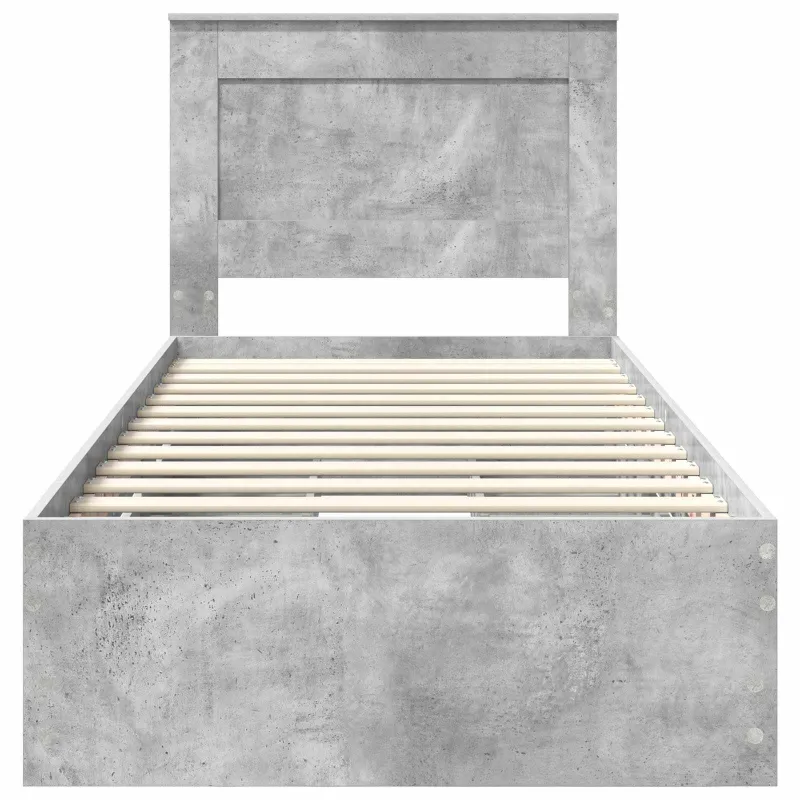 Lovos rėmas Betono pilka 90 x 200 cm Inžinerinė mediena