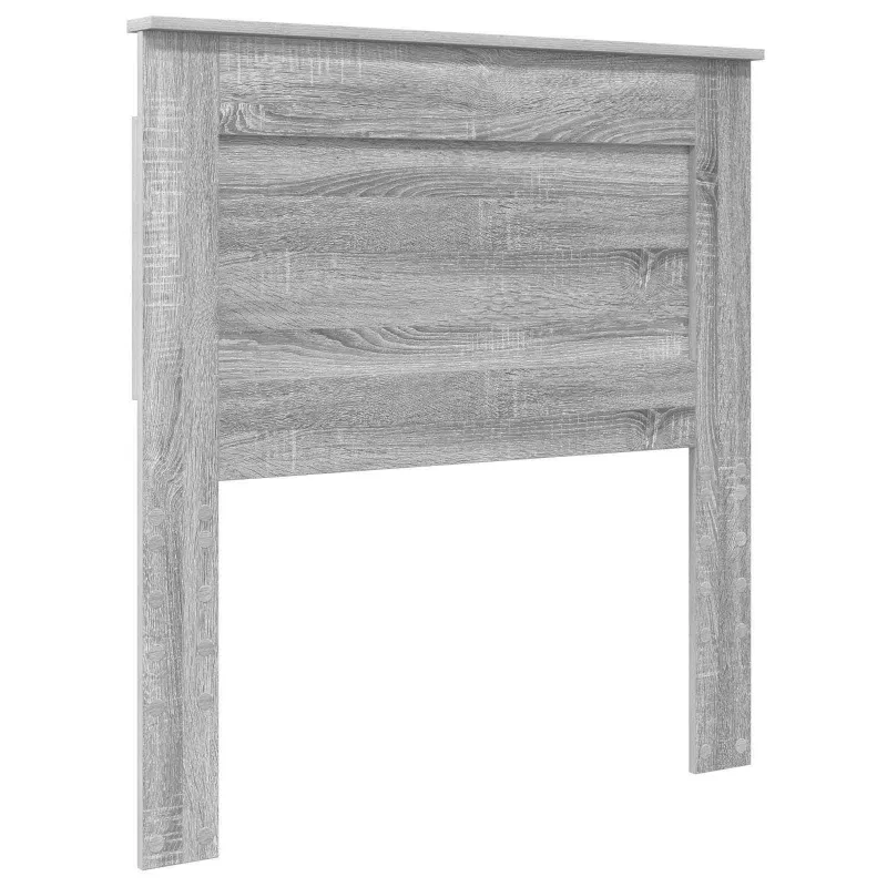 Lovos rėmas su stalčių Pilko Sonamos ir sidabro 75 x 190 cm