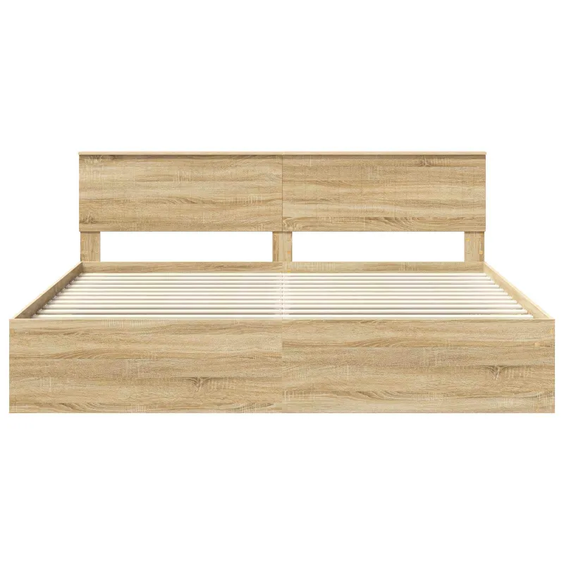 Lovos rėmas Sonoma 200 x 200 cm Kietos pušies mediena