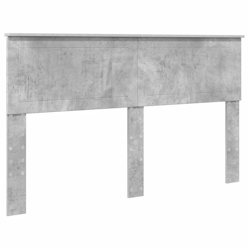 Lovos rėmas Betono pilka 150 x 200 cm Kietos pušies mediena