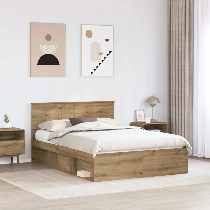 Lovos rėmas Meistrų ąžuolas 140 x 200 cm Kietos pušies mediena