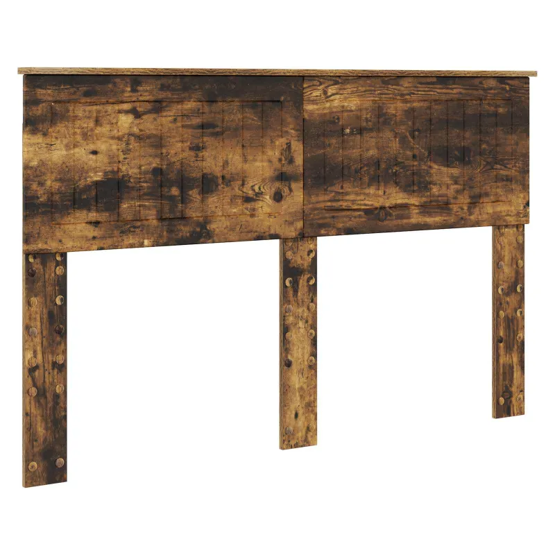 Lovos rėmas Rūkyta ąžuolas 140 x 190 cm Kietos pušies mediena